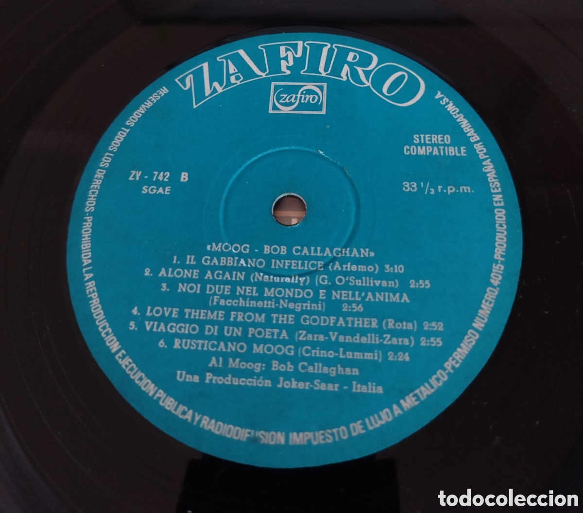 Discos de vinilo: Bob Callaghan &ndash; Moog - Al Moog: Bob Callaghan & Co - Foto 3