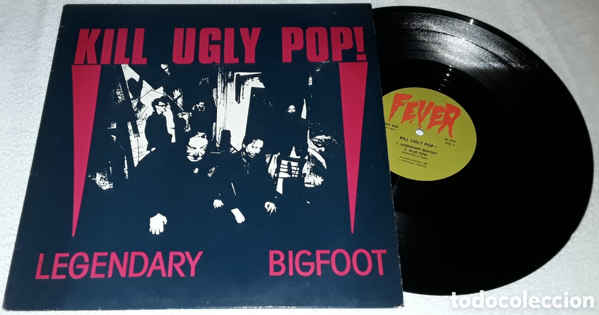 Discos de vinilo: MAXI - KILL UGLY POP ! - LEGENDARY BIGFOOT - MADE IN UK
