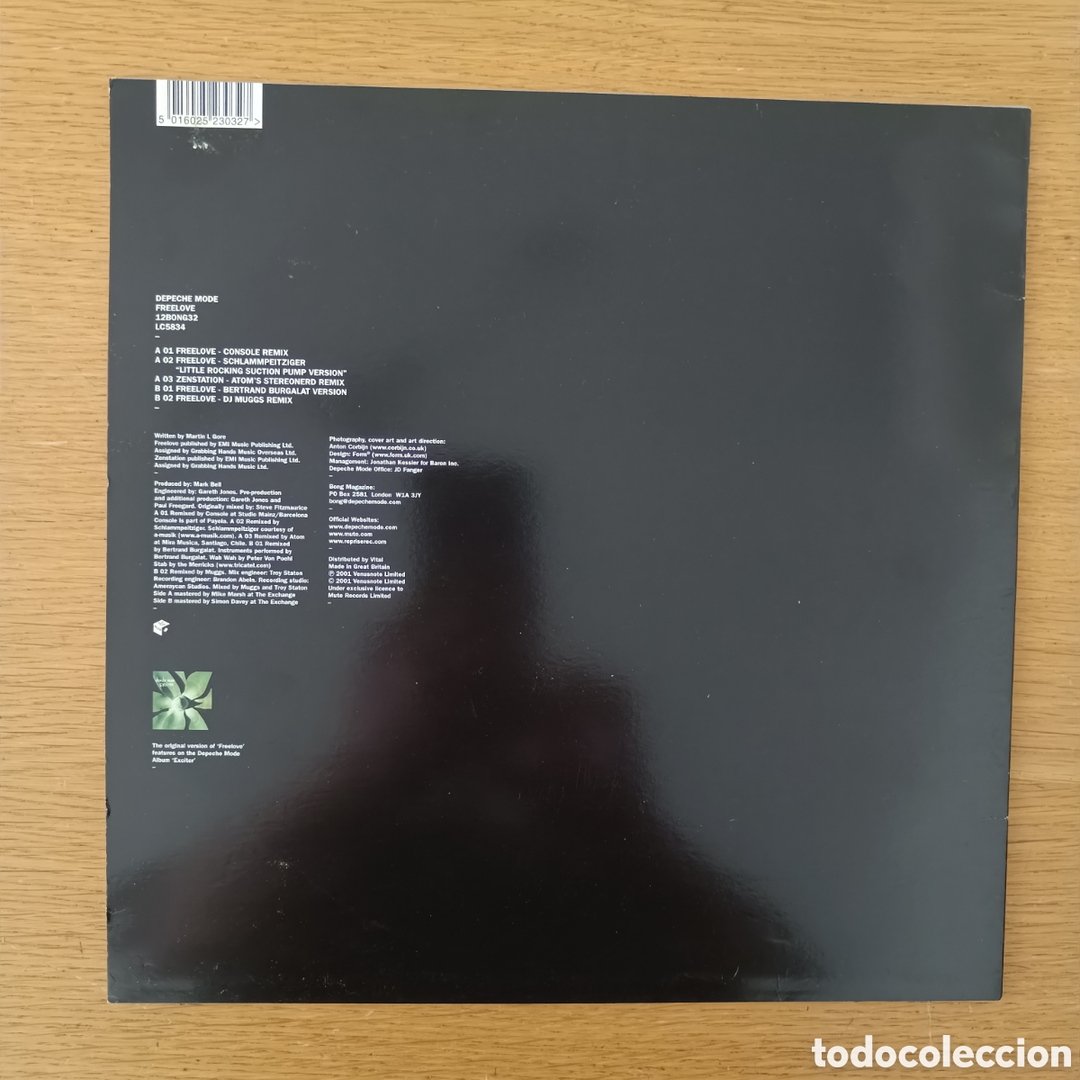 Discos de vinilo: Depeche Mode 12&rdquo; Freelove (Edici&oacute;n Original 2001) - Foto 2