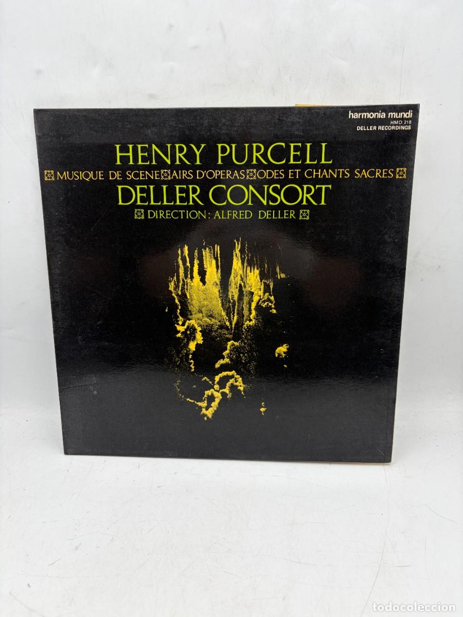 Discos de vinilo: LP - HENRY PURCELL - MUSIQUE DE SCENE / AIRS D&rsquo;OP&Eacute;RAS - DELLER CONSORT - HARMONIA MUNDI