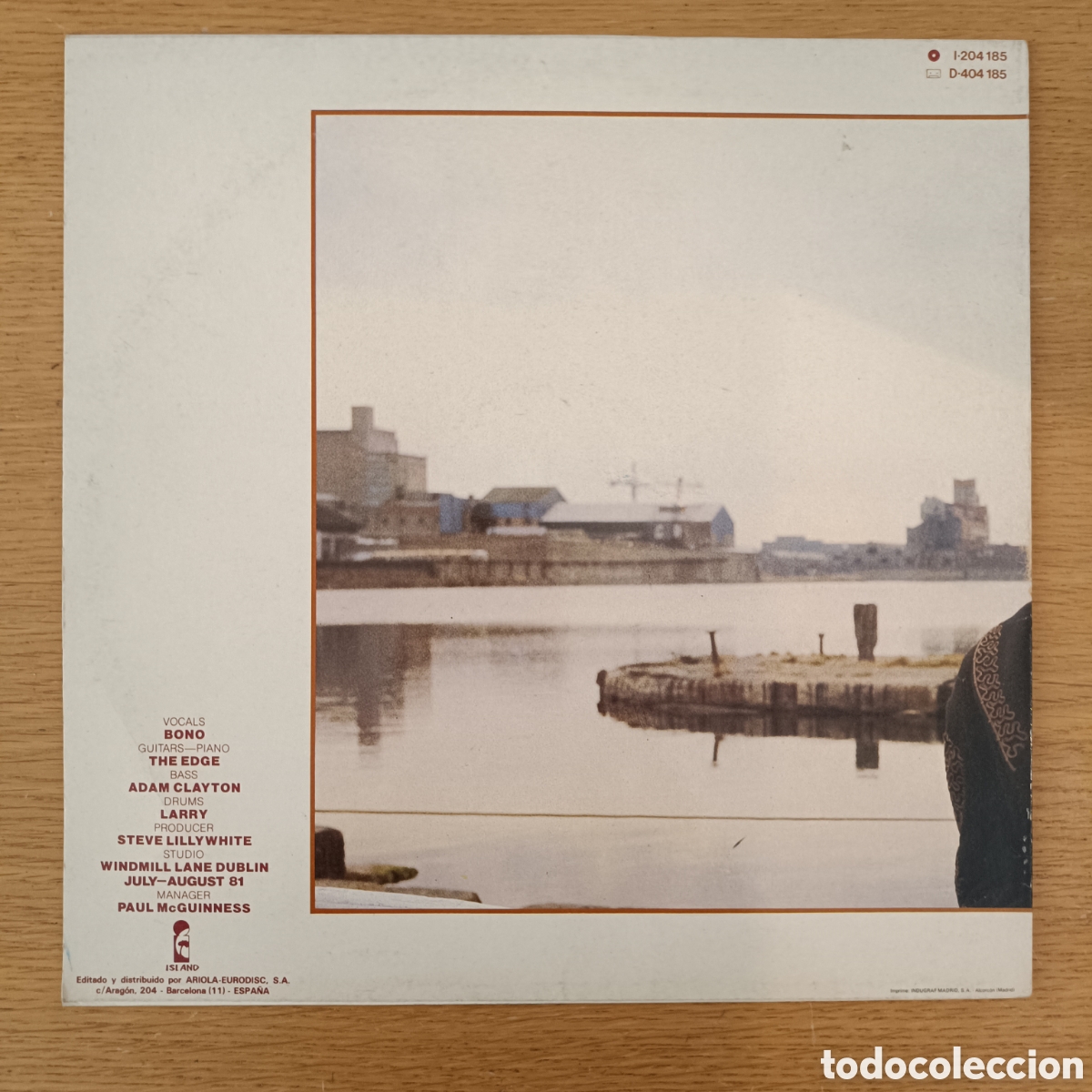 Discos de vinilo: U2 LP October (Spain) - Foto 2