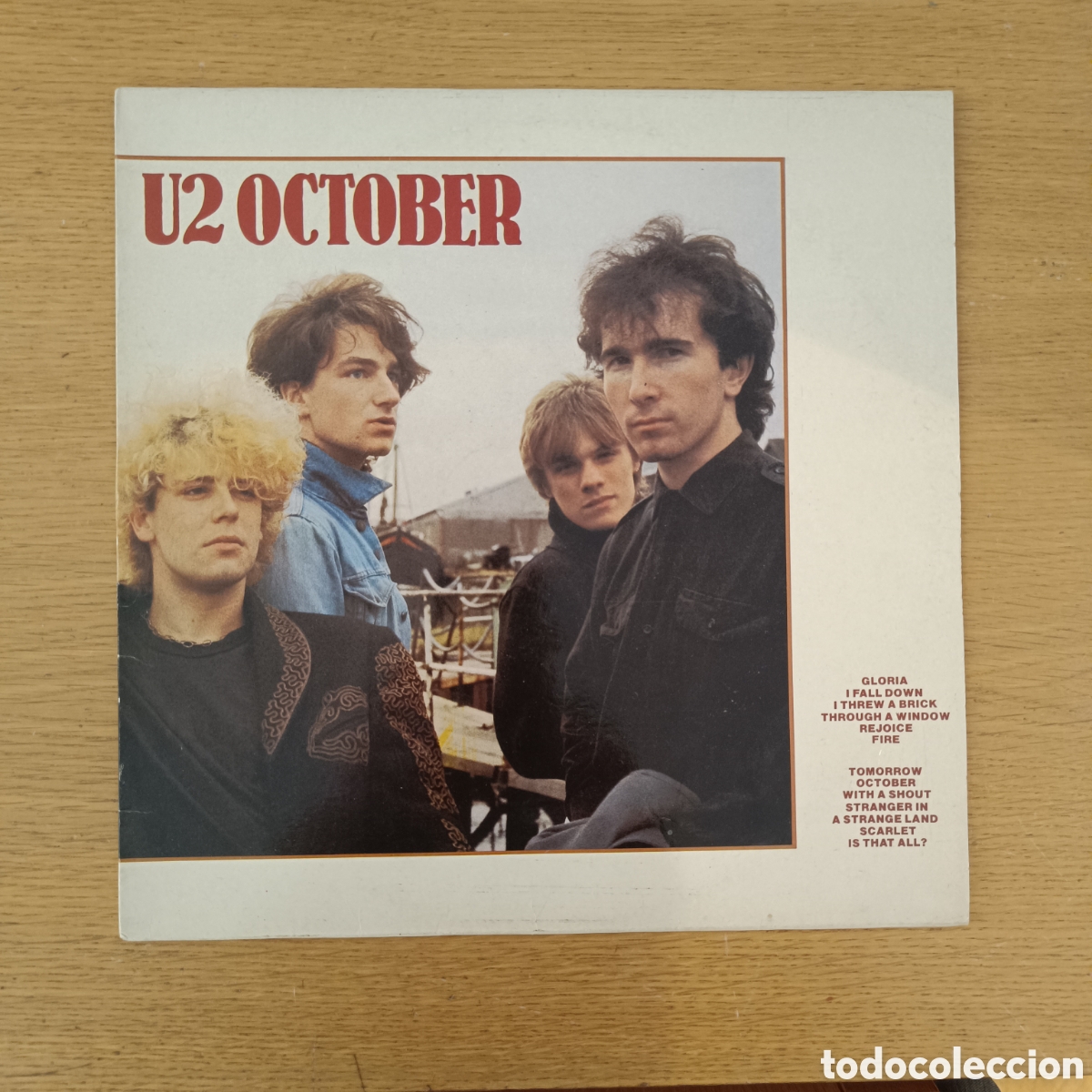 Discos de vinilo: U2 LP October (Spain)