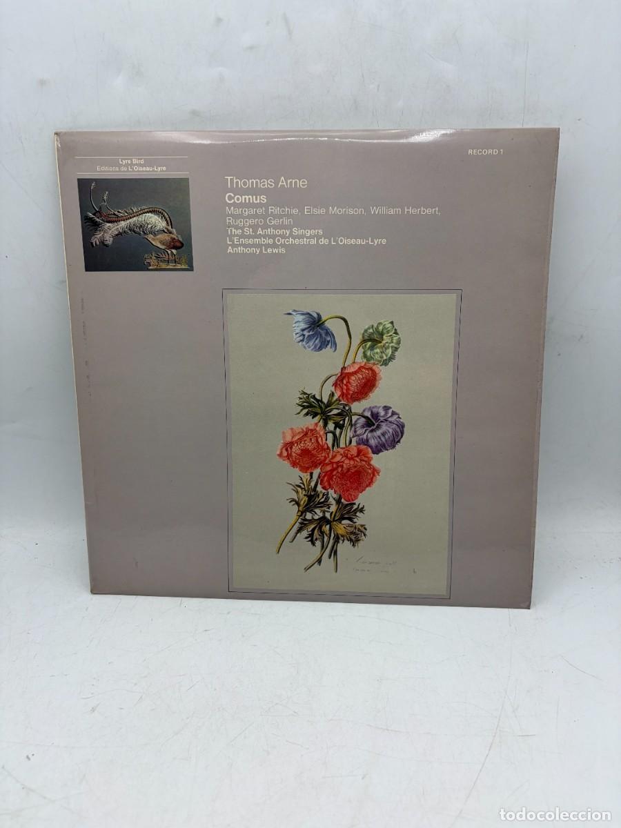 Discos de vinilo: LP - THOMAS ARNE - COMUS - MARGARET RITCHIE / ELSIE MORISON / ANTHONY LEWIS - L&rsquo;OISEAU-LYRE