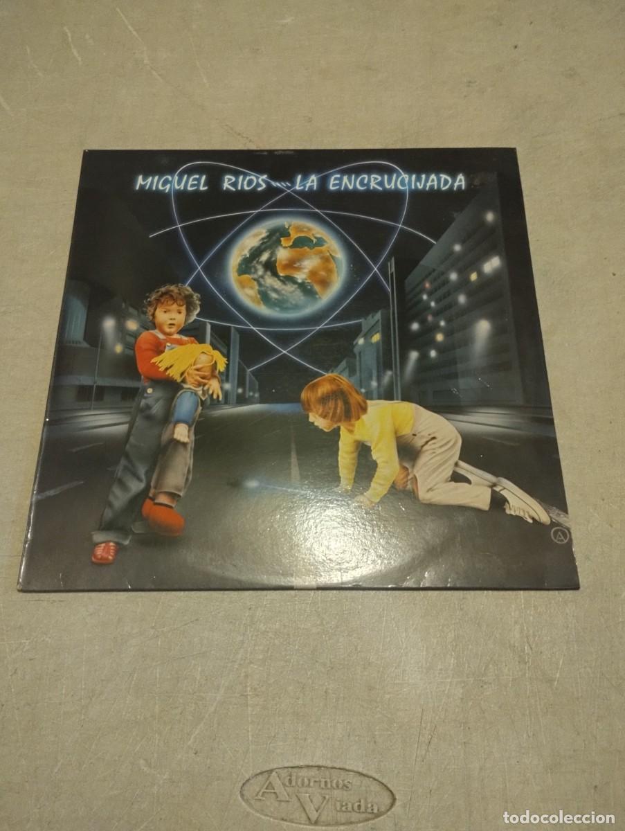 Discos de vinilo: MIGUEL RIOS LP LA ENCRUCIJADA ESP.1984 ENCARTE LETRAS