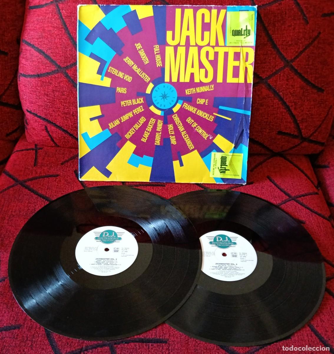 Discos de vinilo: JACKMASTER 4 DOBLE VINILO LP ALEMANIA 1989 FULL HOUSE Keith Nunnally CHIP E Jerry McAllister PARIS