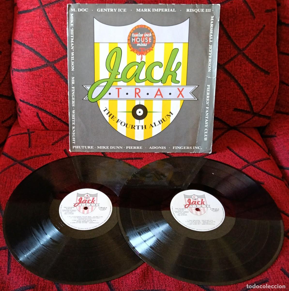 Discos de vinilo: Jack Trax: The Fourth Album DOBLE VINILO LP UK 1988 MARC IMPERIAL Gentry Ice RISQUE III Fingers Inc.
