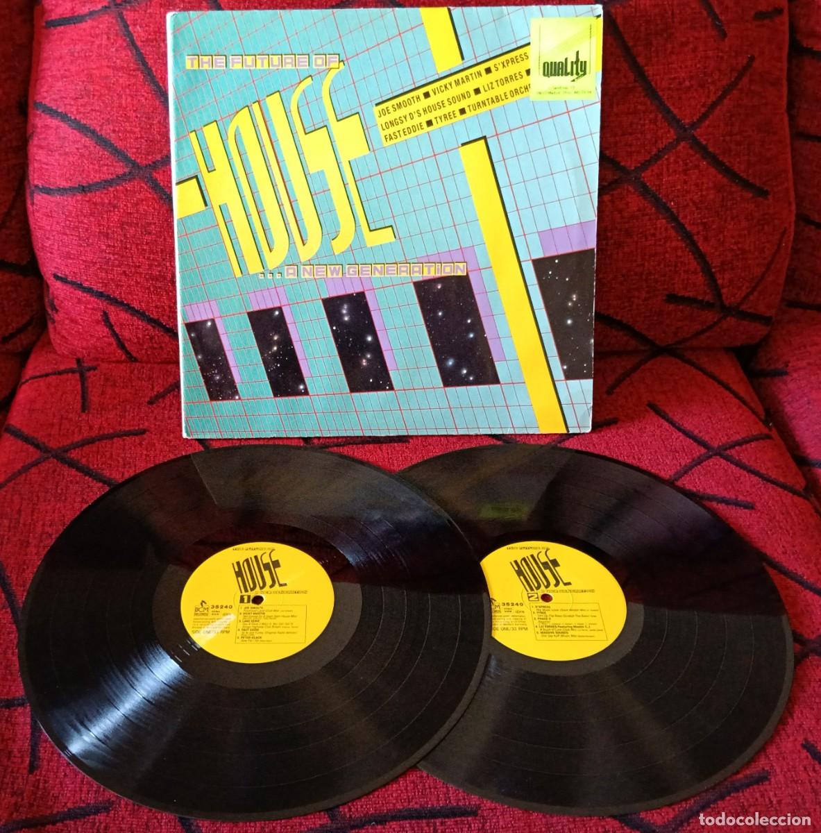 Discos de vinilo: THE FUTURE OF HOUSE DOBLE VINILO LP ALEMANIA 1989 JOE SMOOTH Lake Eerie VICKY MARTIN S'Express