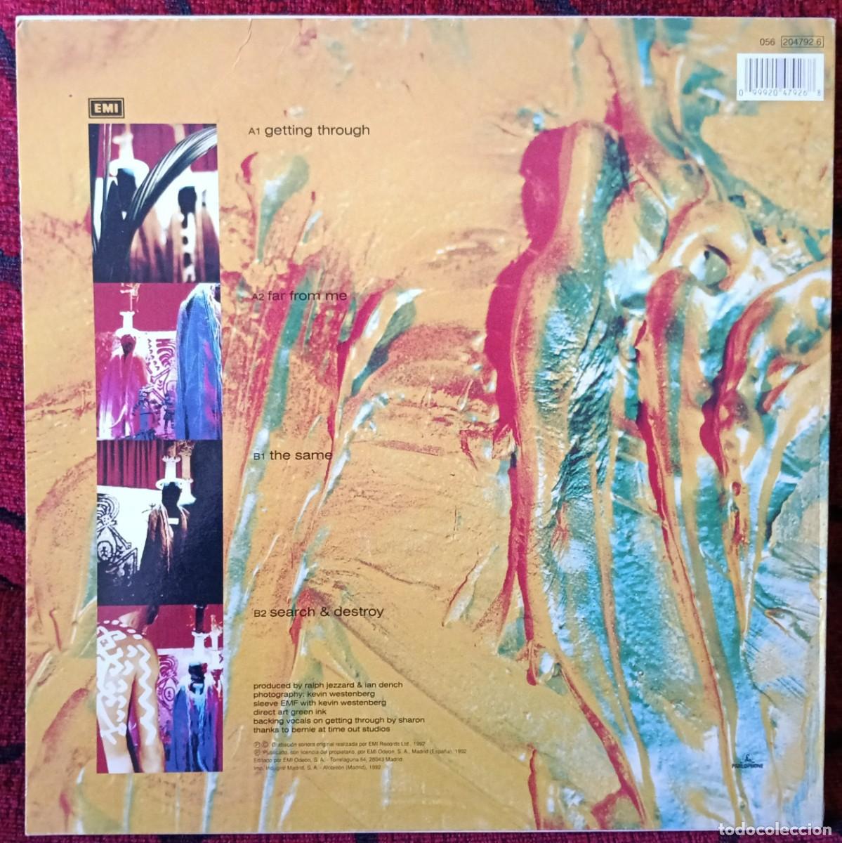 Discos de vinilo: EMF ** Unexplained EP ** MAXI SINGLE VINILO 1992 - Foto 2