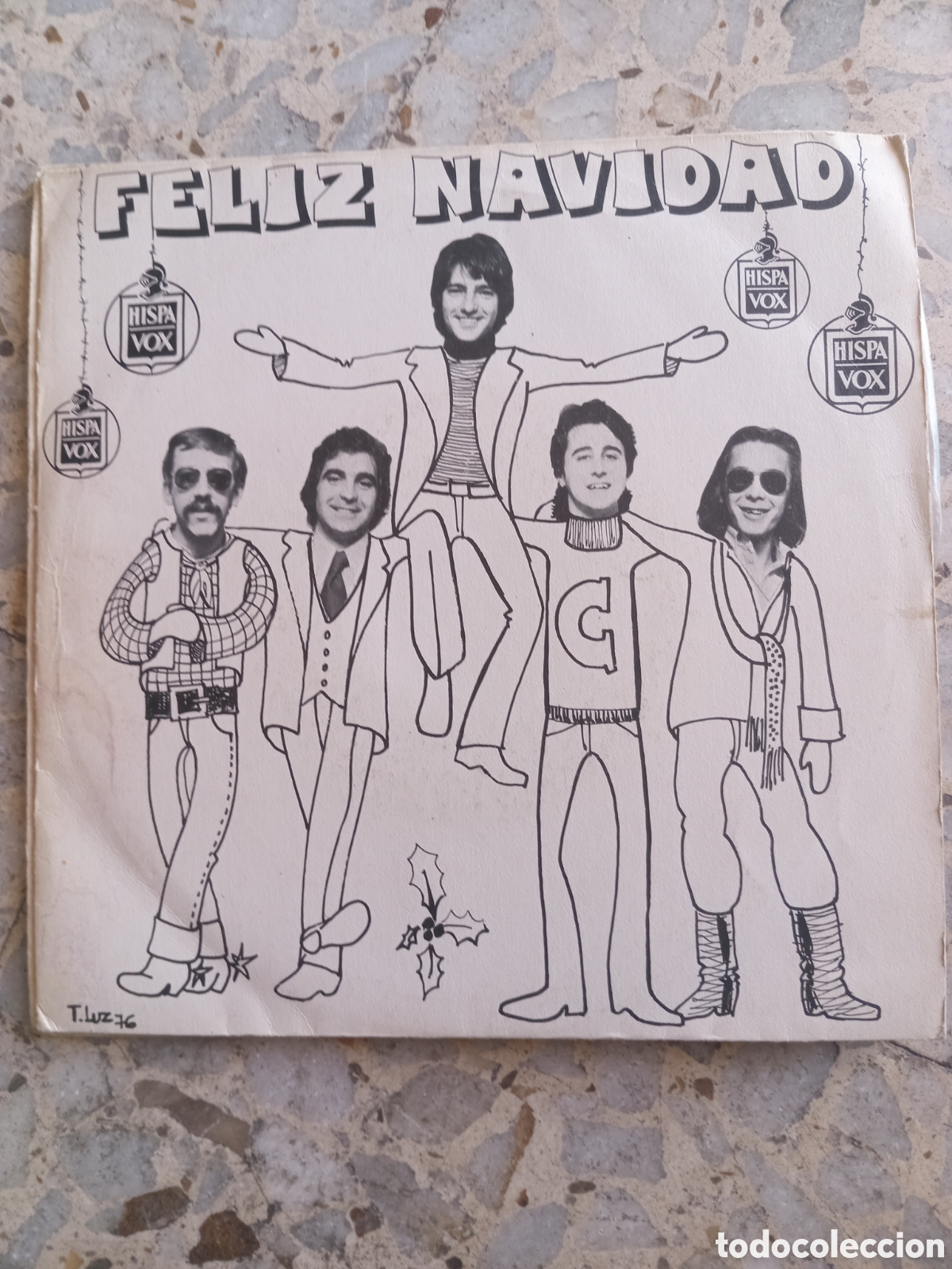 Discos de vinilo: SGL ORQUESTA ZAPATON FELIZ NAVIDAD HISPAVOX 1977 PROMO