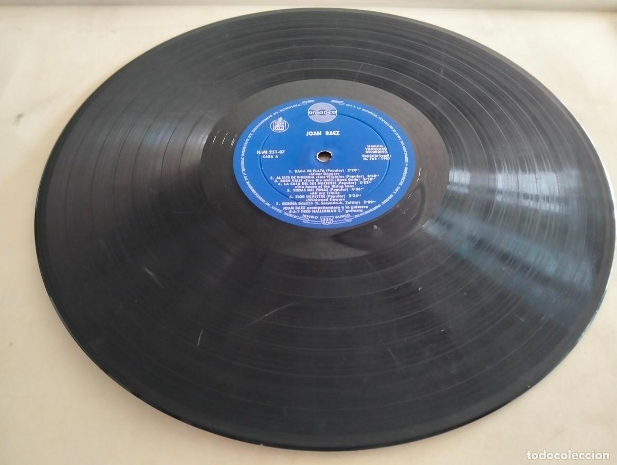 Discos de vinilo: JOAN BAEZ, DISCO LP, EDITADO HISPAVOX, A&Ntilde;O 1967 - Foto 3