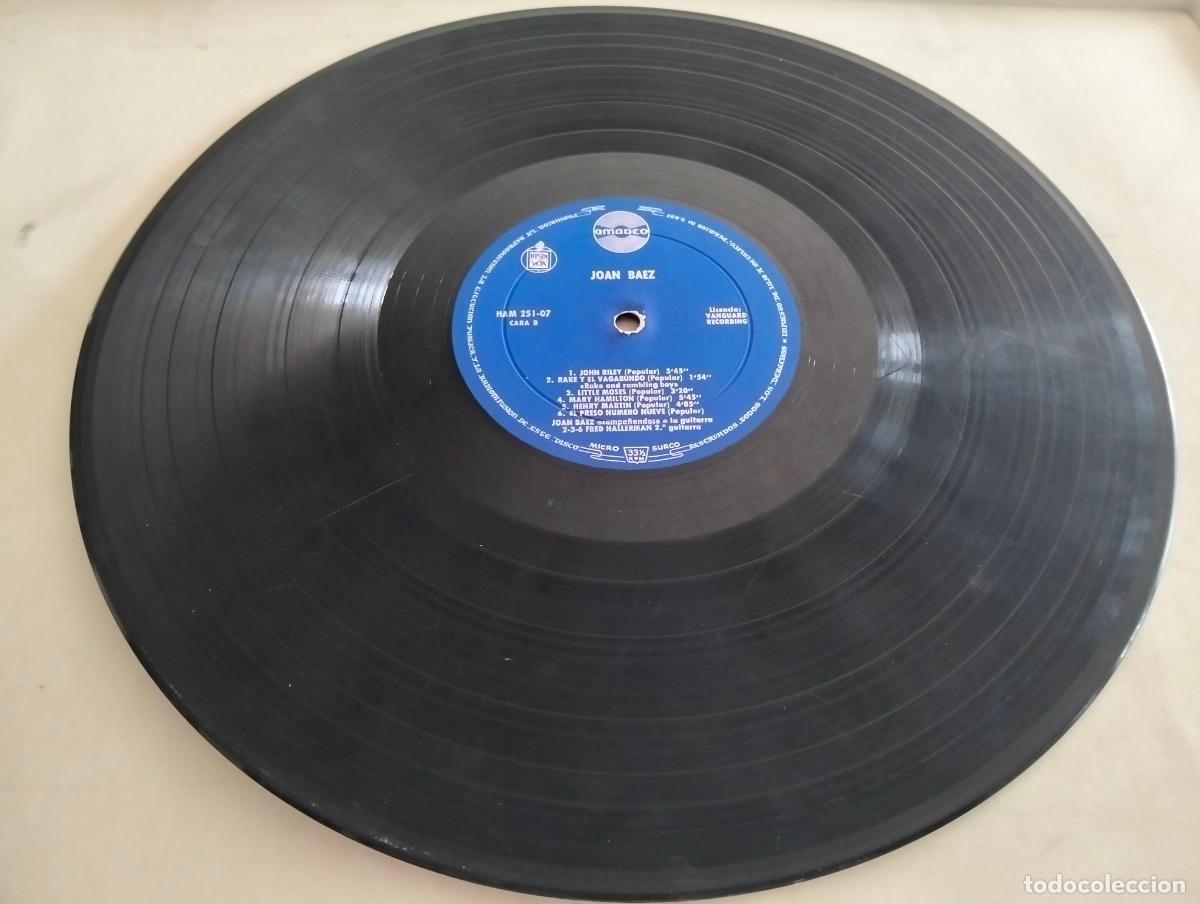 Discos de vinilo: JOAN BAEZ, DISCO LP, EDITADO HISPAVOX, A&Ntilde;O 1967 - Foto 4
