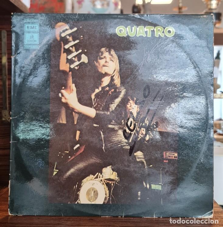 Discos de vinilo: Lp Suzi Quatro &rdquo;QUATRO&rdquo; Prensado espa&ntilde;ol EMI Odeon de 1974