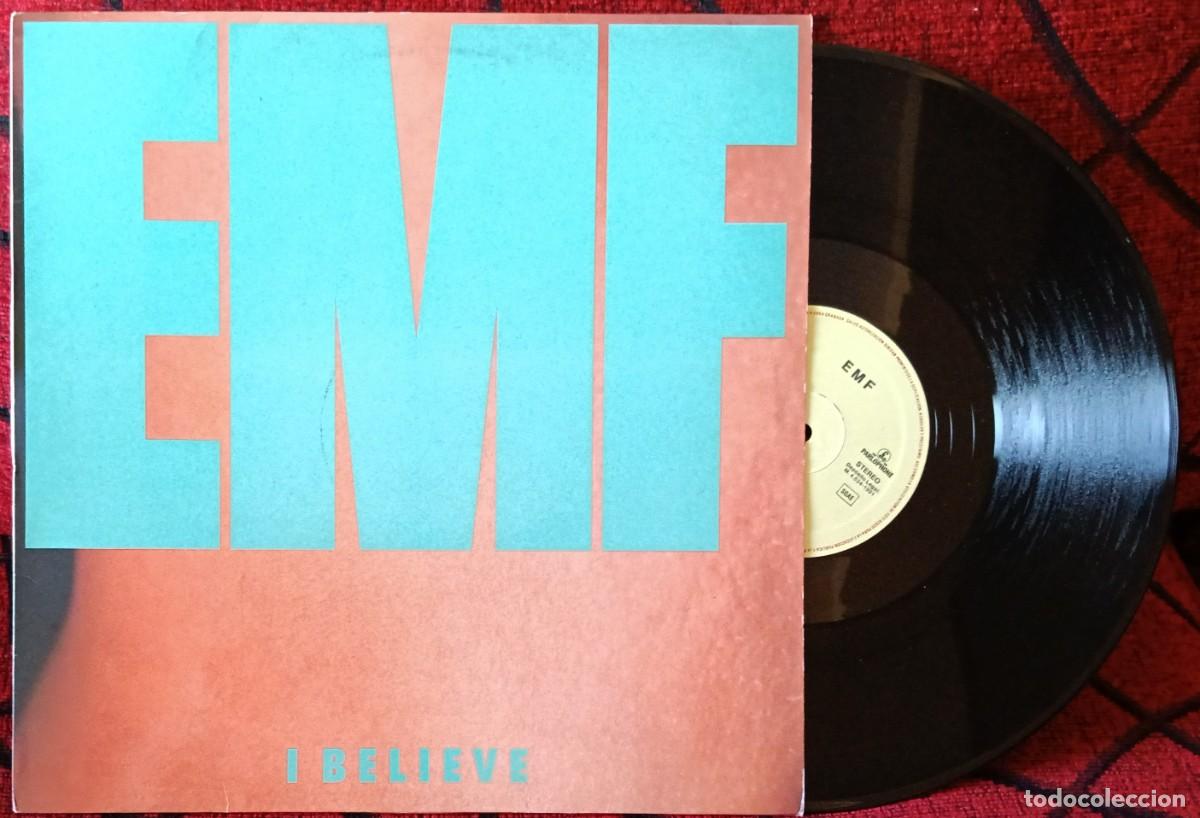 Discos de vinilo: EMF ** I Believe ** MAXI SINGLE VINILO 1991 - Foto 1