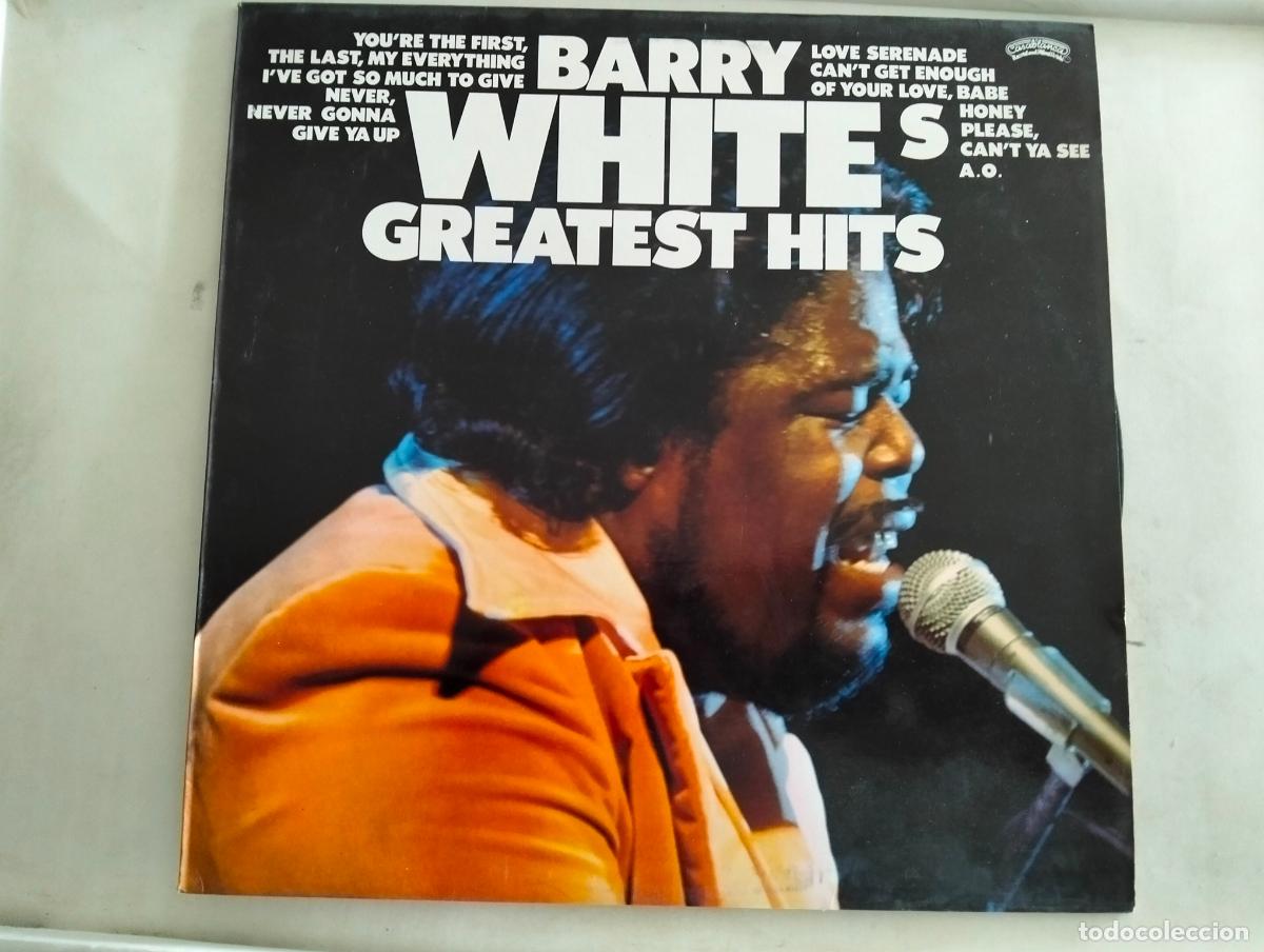 Discos de vinilo: BARRY WHITE, DISCO LP GREATEST HITS, EDITADO POLIGRAN IBERICA, A&Ntilde;O 1988