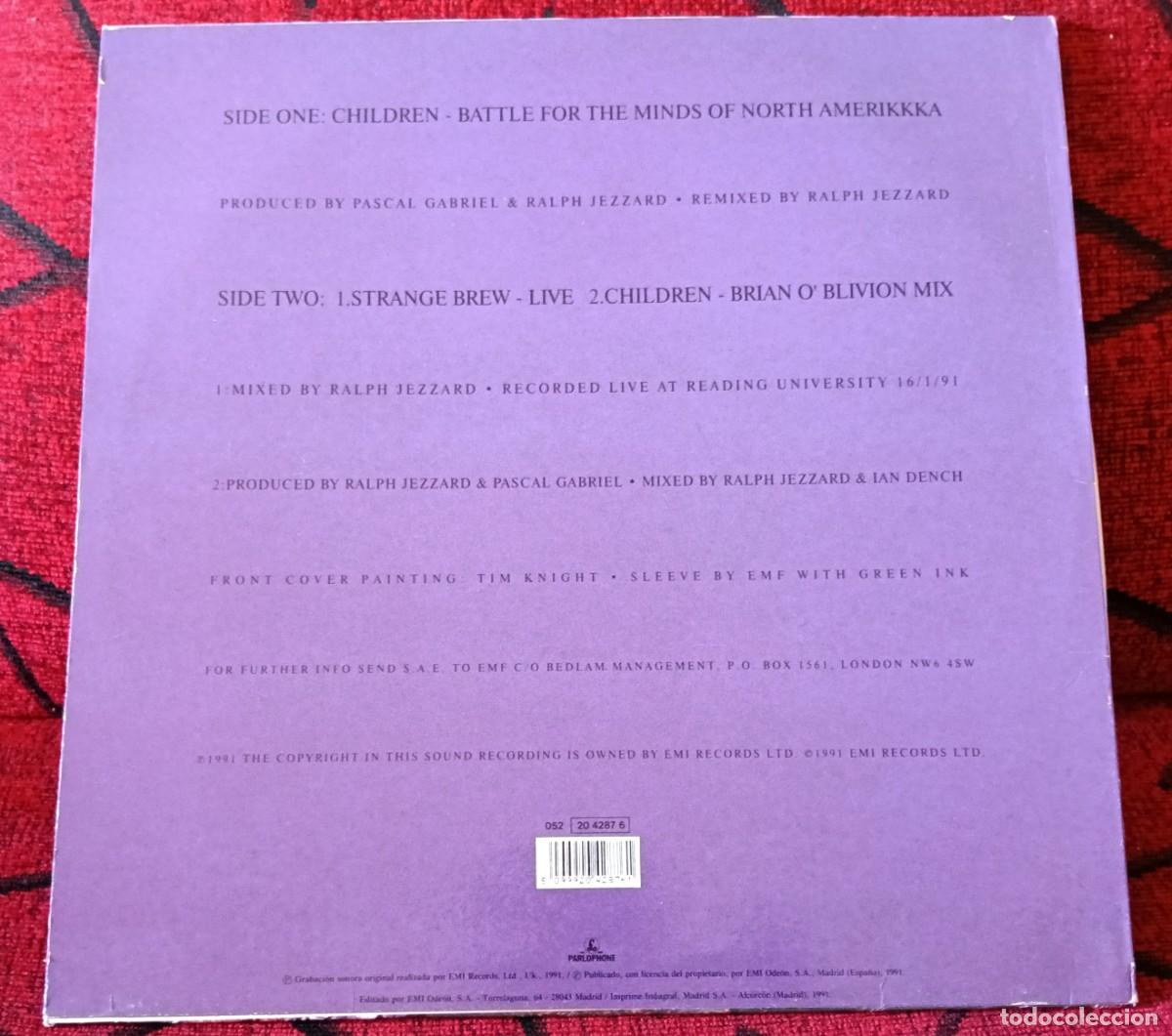 Discos de vinilo: EMF ** Children ** MAXI SINGLE VINILO 1991 - Foto 2