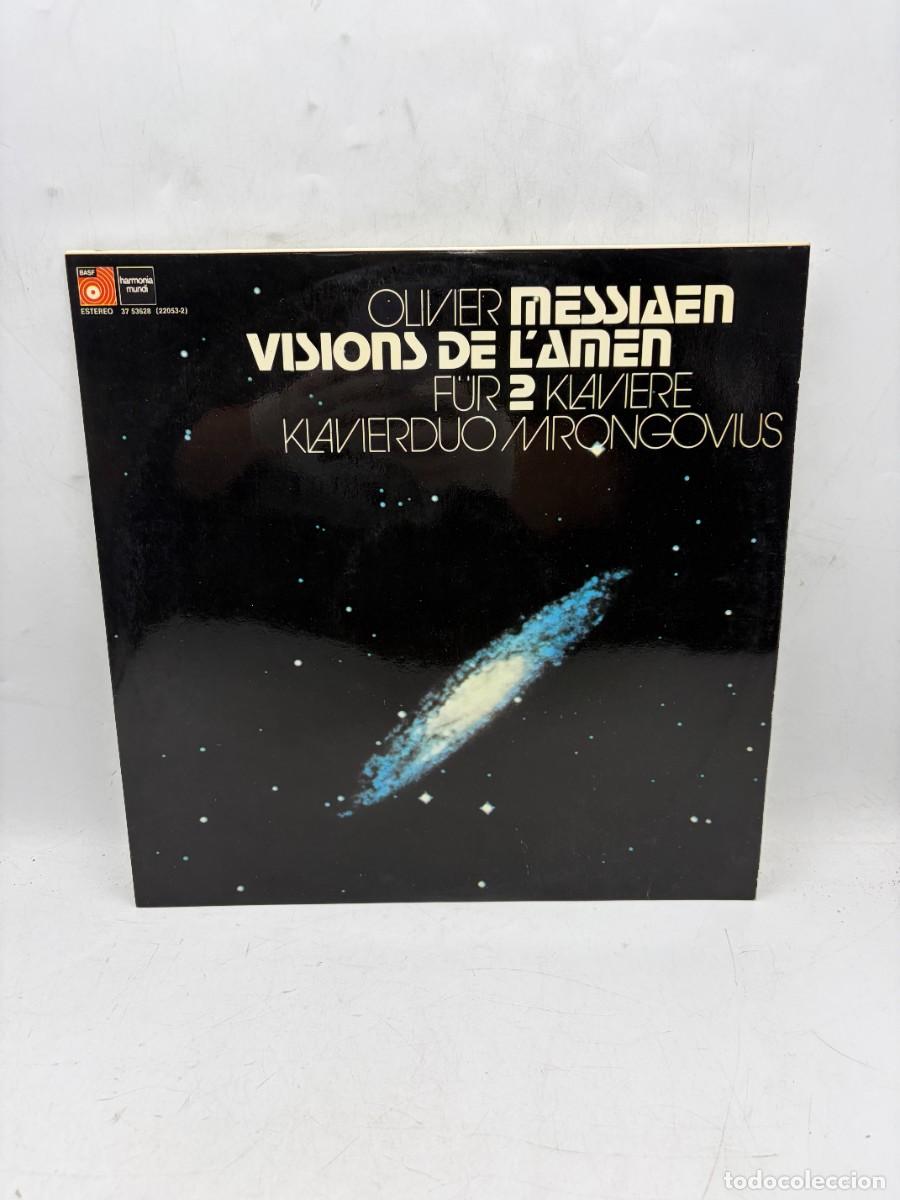 Discos de vinilo: LP - OLIVIER MESSIAEN - VISIONS DE L&rsquo;AMEN - KLAVIERDUO MRONGOVIUS - HARMONIA MUNDI