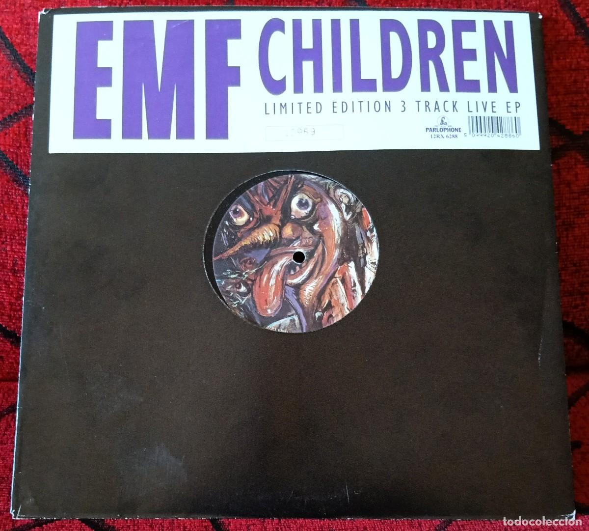 Discos de vinilo: EMF ** Children - Limited Edition 3 Track Live EP ** MAXI SINGLE VINILO 1991 UK