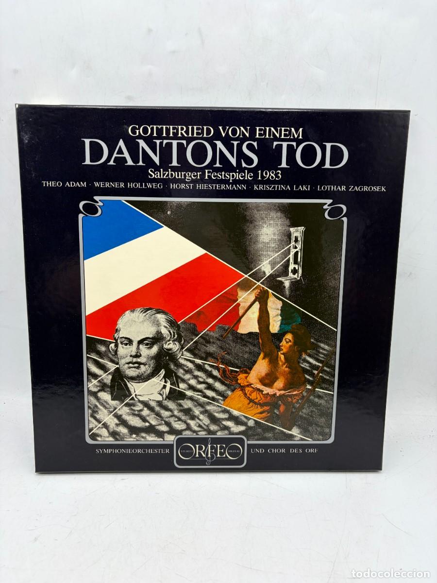 Discos de vinilo: BOX LP - GOTTFRIED VON EINEM - DANTONS TOD - SALZBURGER FESTSPIELE 1983 - ORF
