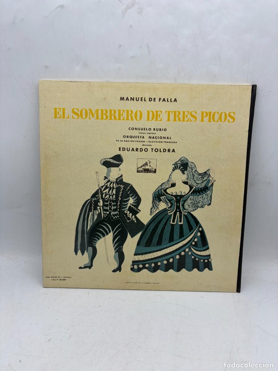 Discos de vinilo: LP - FALLA - EL SOMBRERO DE TRES PICOS - ORQUESTA NACIONAL RADIODIFUSION FRANCESA - LA VOZ DE SU AMO