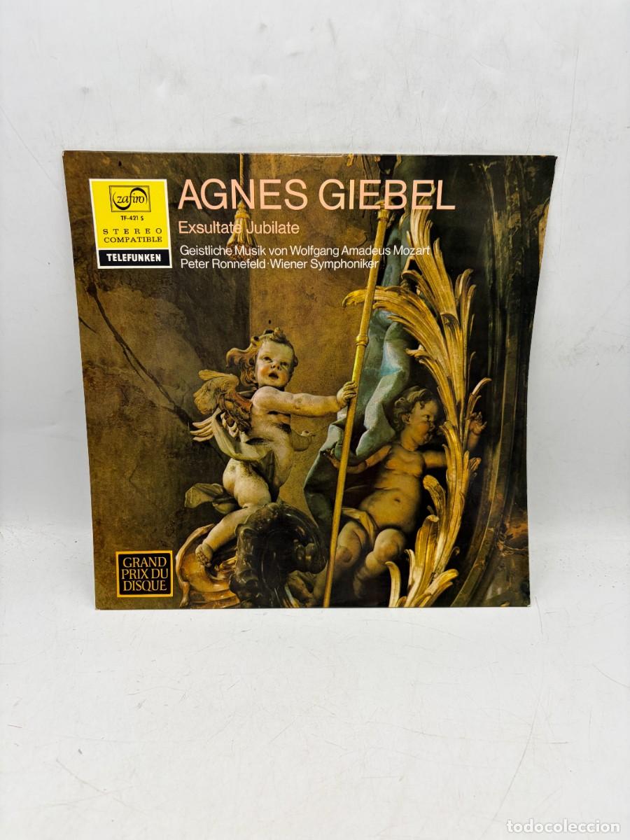 Discos de vinilo: LP - MOZART - EXSULTATE JUBILATE - AGNES GIEBEL / PETER RONNEFELD - TELEFUNKEN
