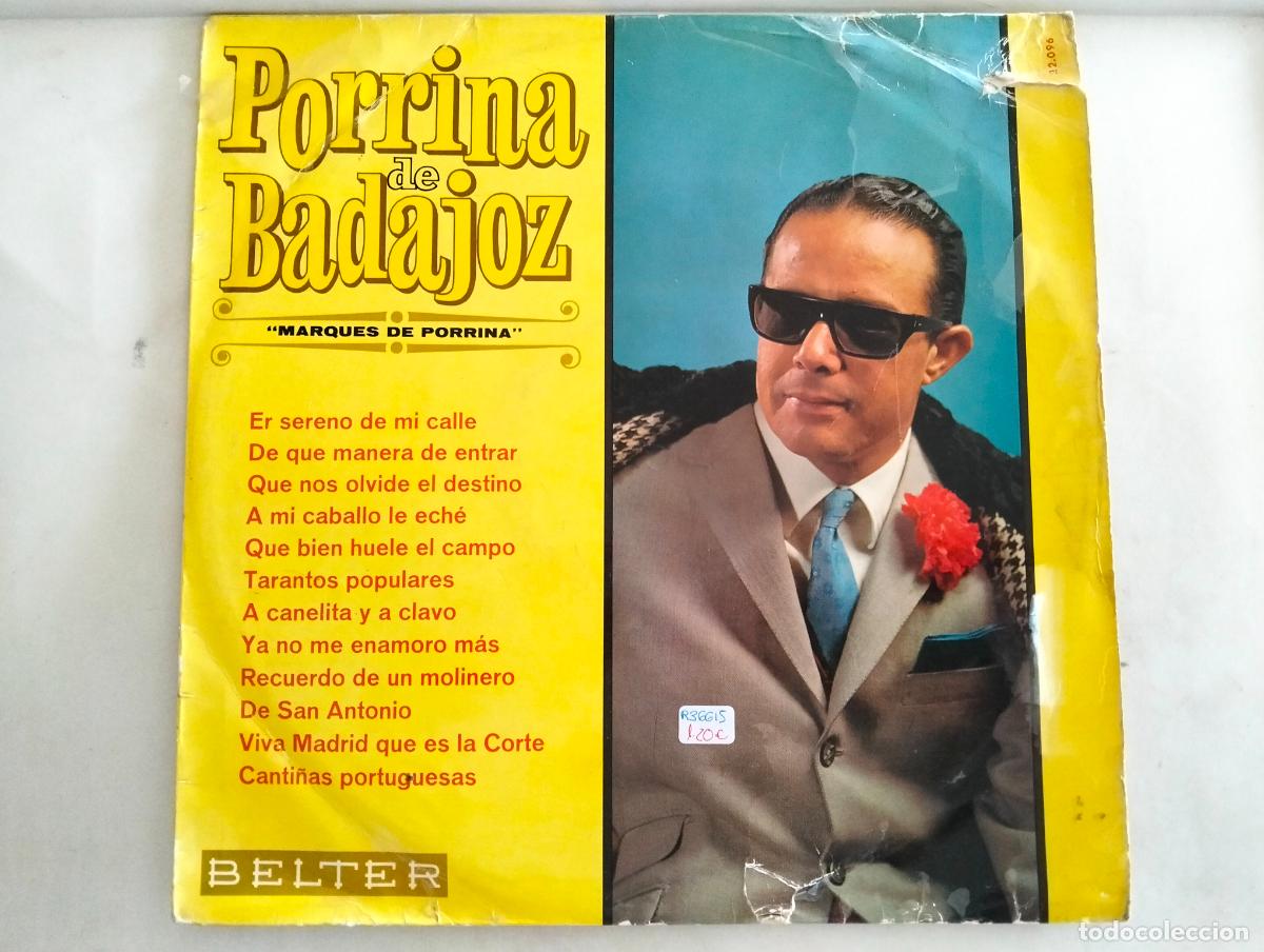 Discos de vinilo: PORRINA DE BADAJOZ, DISCO LP MARQUES DE PORRINA, EDITADO BELTER, A&Ntilde;O 1967