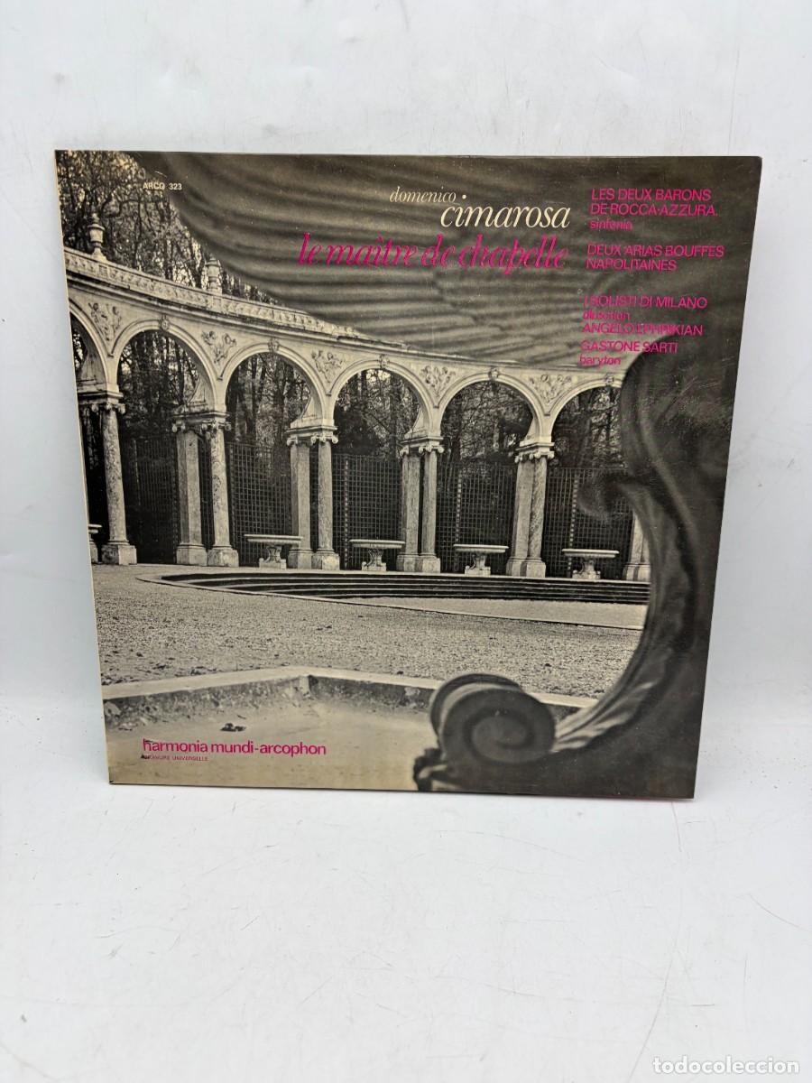Discos de vinilo: LP - DOMENICO CIMAROSA - LE MA&Icirc;TRE DE CHAPELLE / LES DEUX BARONS DE ROCCA-AZZURA - ARGO