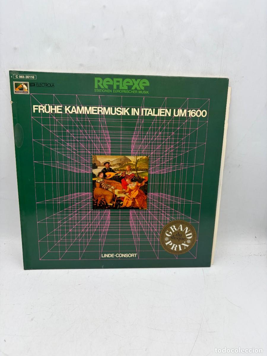 Discos de vinilo: LP - FR&Uuml;HE KAMMERMUSIK IN ITALIEN UM 1600 - LINDE-CONSORT -