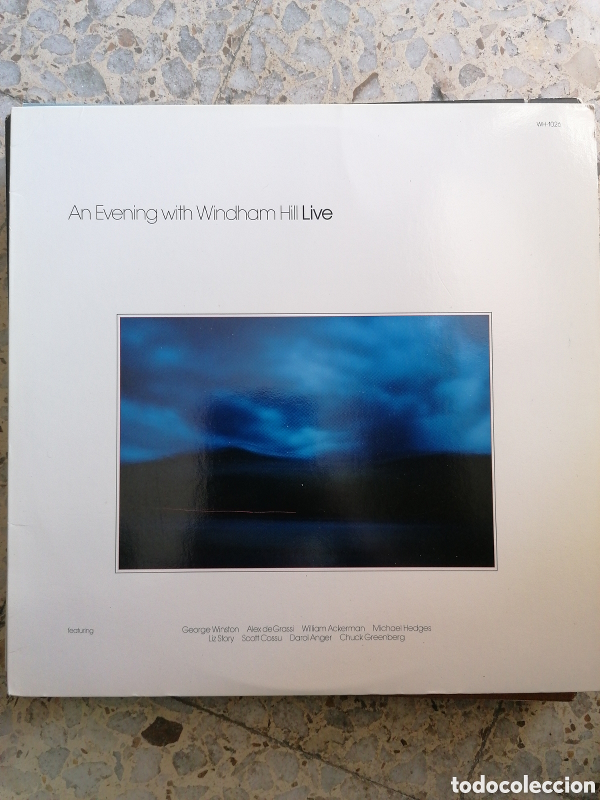 Discos de vinilo: LP AN EVENING WITH WINDHAM HILL LIVE GEORGE WINSTON ALEX DE GRASSI 1982 USA