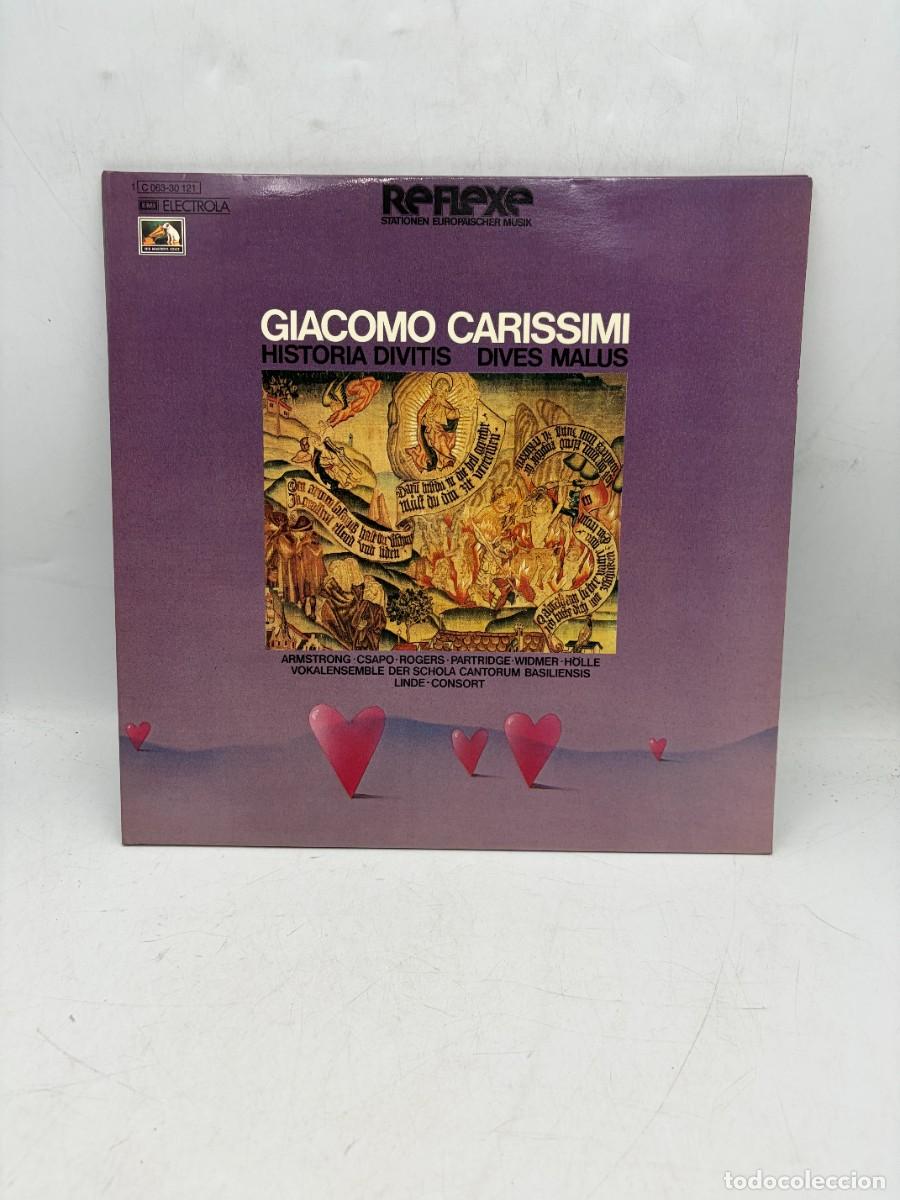 Discos de vinilo: LP - GIACOMO CARISSIMI - HISTORIA DIVITIS / DIVES MALUS - LINDE-CONSORT