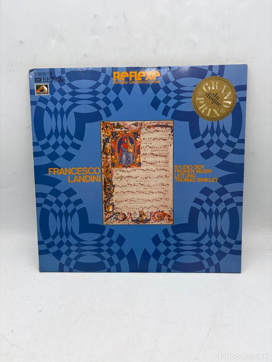 Discos de vinilo: LP - FRANCESCO LANDINI - STUDIO DER FR&Uuml;HEN MUSIK / THOMAS BINKLEY - EMI ELECTROLA