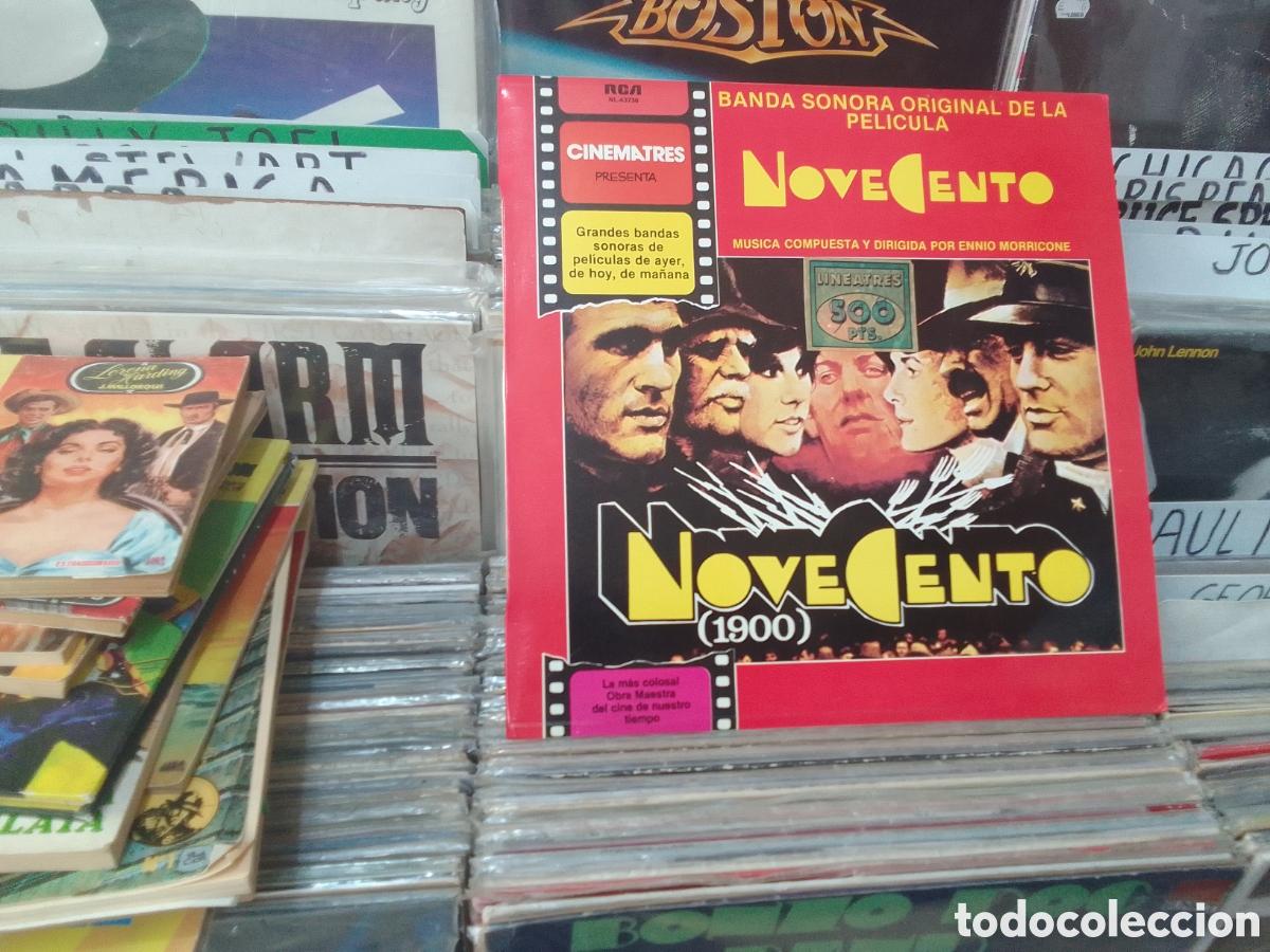 Discos de vinilo: Novecento,banda sonora morricone
