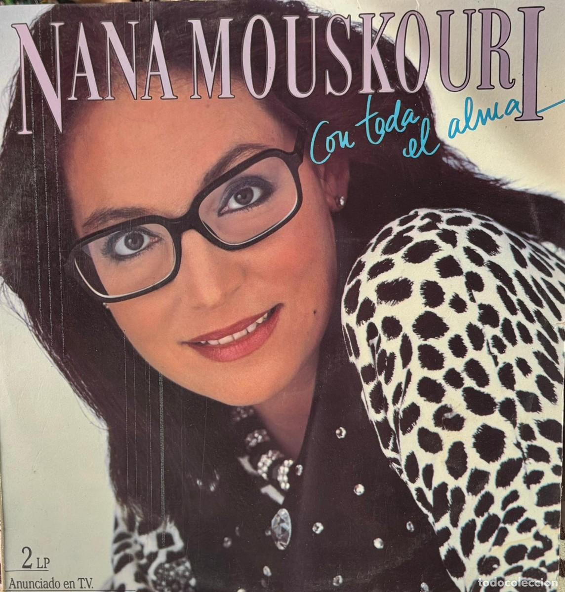 Discos de vinilo: LP DOBLE NANA MOUSKOURI-CON TODA EL ALMA. LP-SEXT-1219