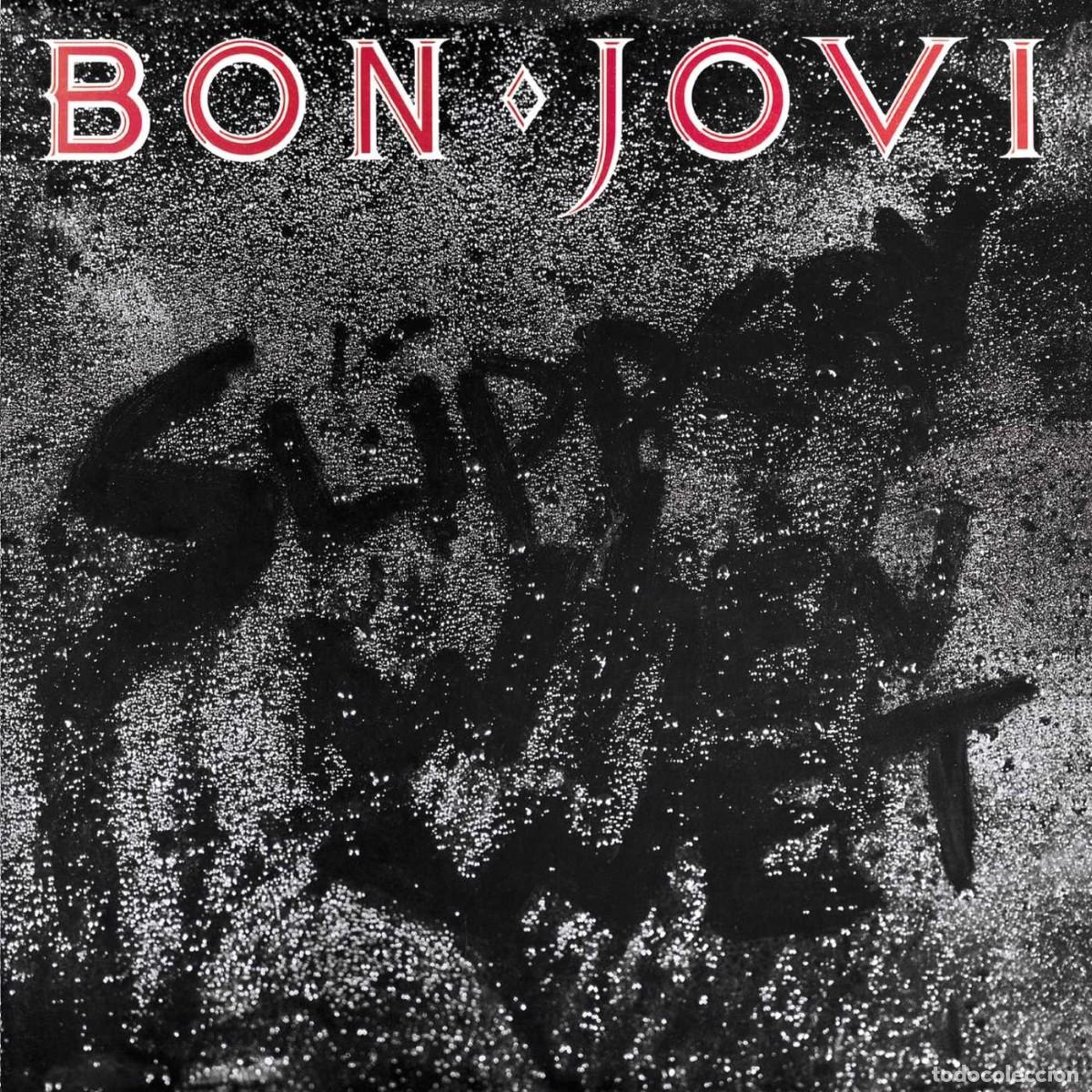 Discos de vinilo: LP BON JOVI SLIPPERY WHEN WET VINILO OFERTA TEMPORAL