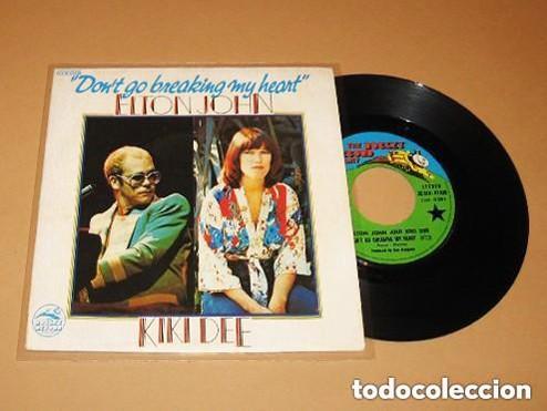 Discos de vinilo: ELTON JOHN / KIKI DEE - DON'T GO BREAKING MY HEART - SINGLE - 1975