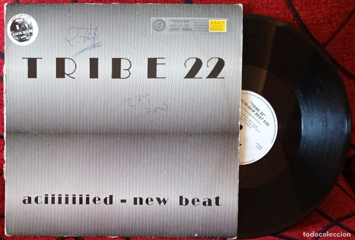Discos de vinilo: TRIBE 22 ** Aciiiiiiied - New Beat ** MAXI SINGLE VINILO BELGICA 1988