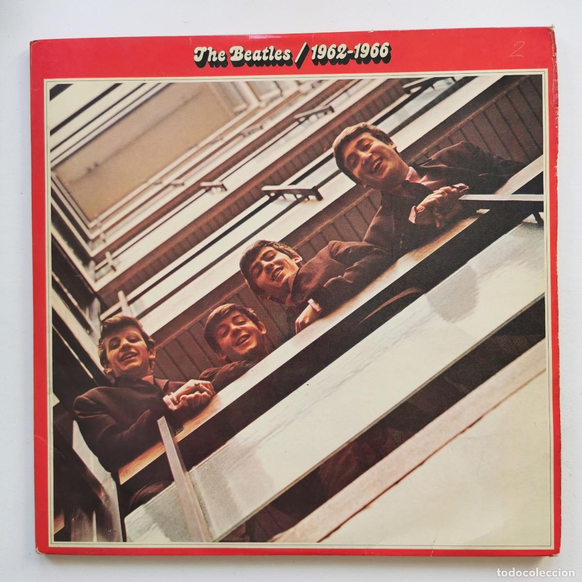 Discos de vinilo: DISCOS CASI NUEVOS - THE BEATLES 1962-1966 DOBLE LP ESPA&Ntilde;A APPLE 1973 ALBUM ROJO