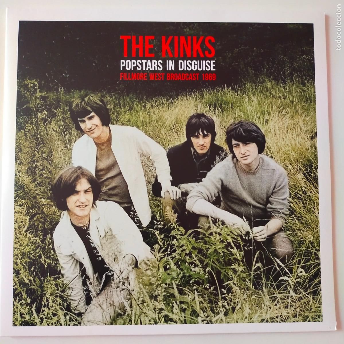 Discos de vinilo: THE KINKS- POPSTARS IN DISGUISE- FILLMORE WEST BROADCAST 1969- 2 LP EUROPE 2021- NUEVO.