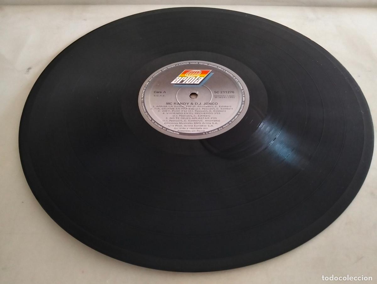 Discos de vinilo: MC RANDY & D.J.JONCO, DISCO LP, EDITADO ARIOLA, A&Ntilde;O 1990 - Foto 3