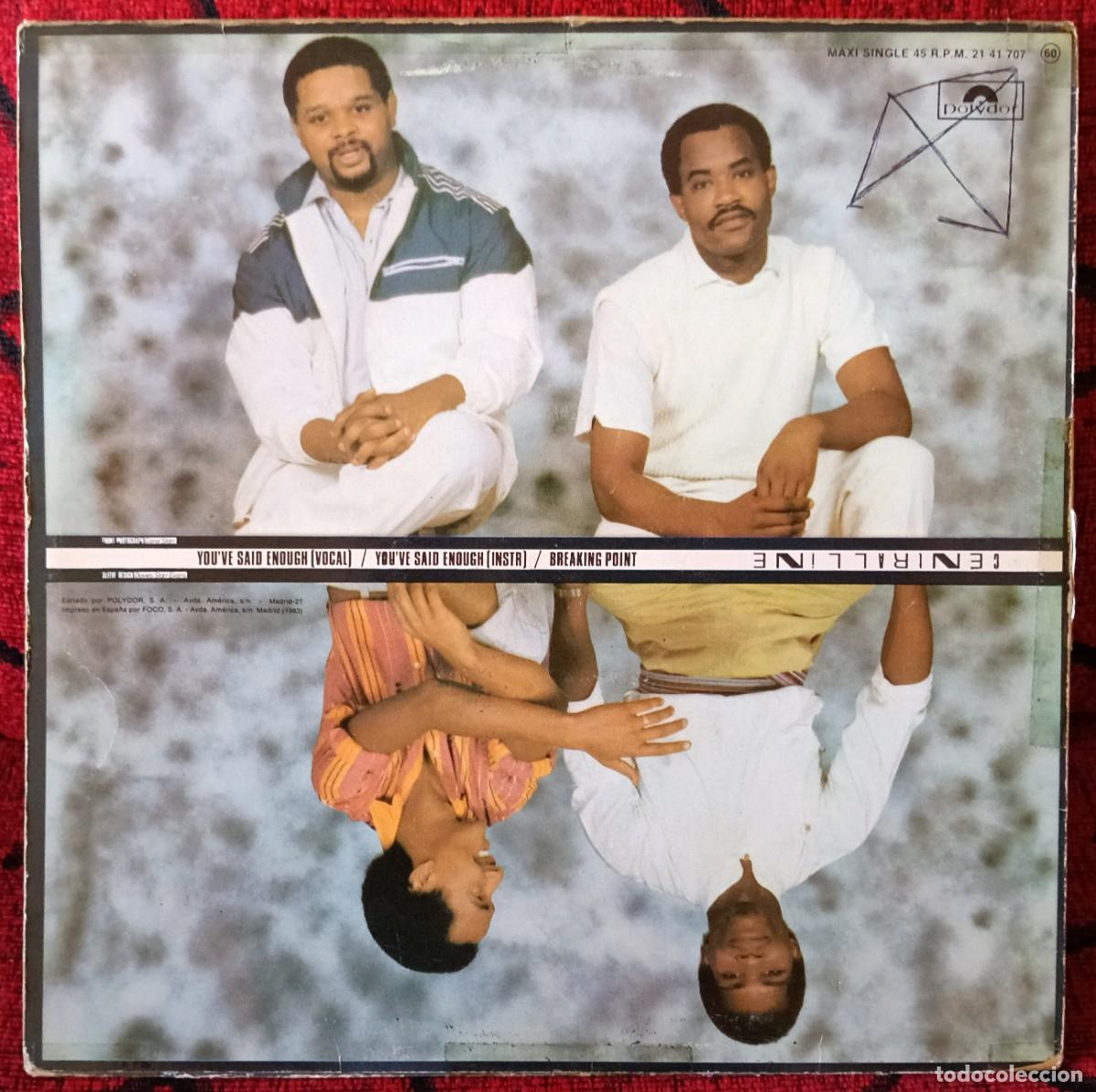 Discos de vinilo: CENTRAL LINE ** Youve Said Enough ** MAXI SINGLE VINILO 1982 - Foto 2