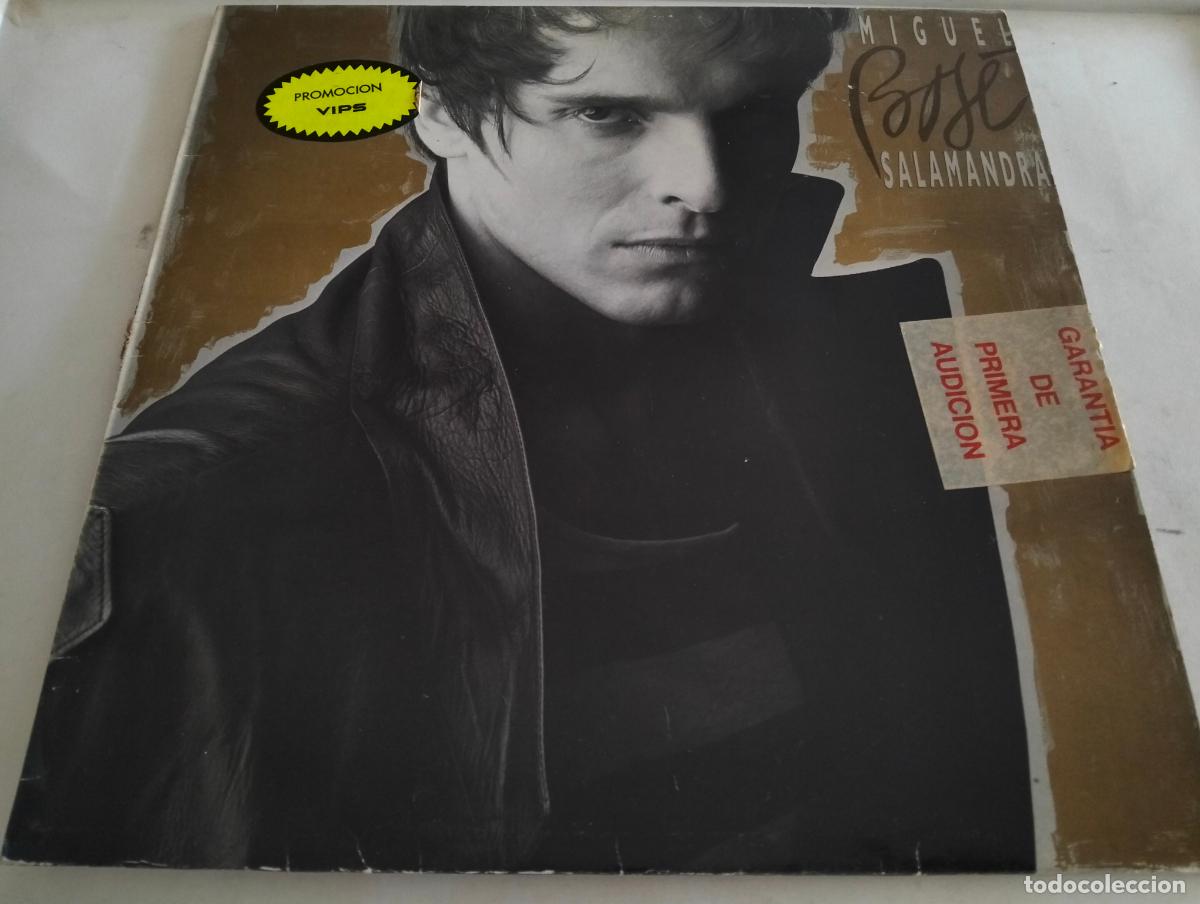 Discos de vinilo: MIGUEL BOSE, DISCO LP SALAMANDRA, EDITADO WEA RECORDS, A&Ntilde;O 1986