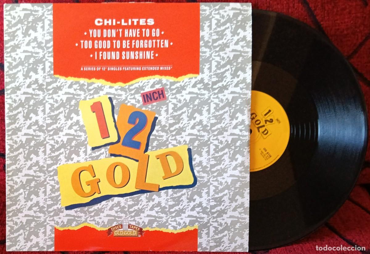 Discos de vinilo: CHI-LITES ** You Don't Have To Go ** MAXI SINGLE VINILO 1989 UK