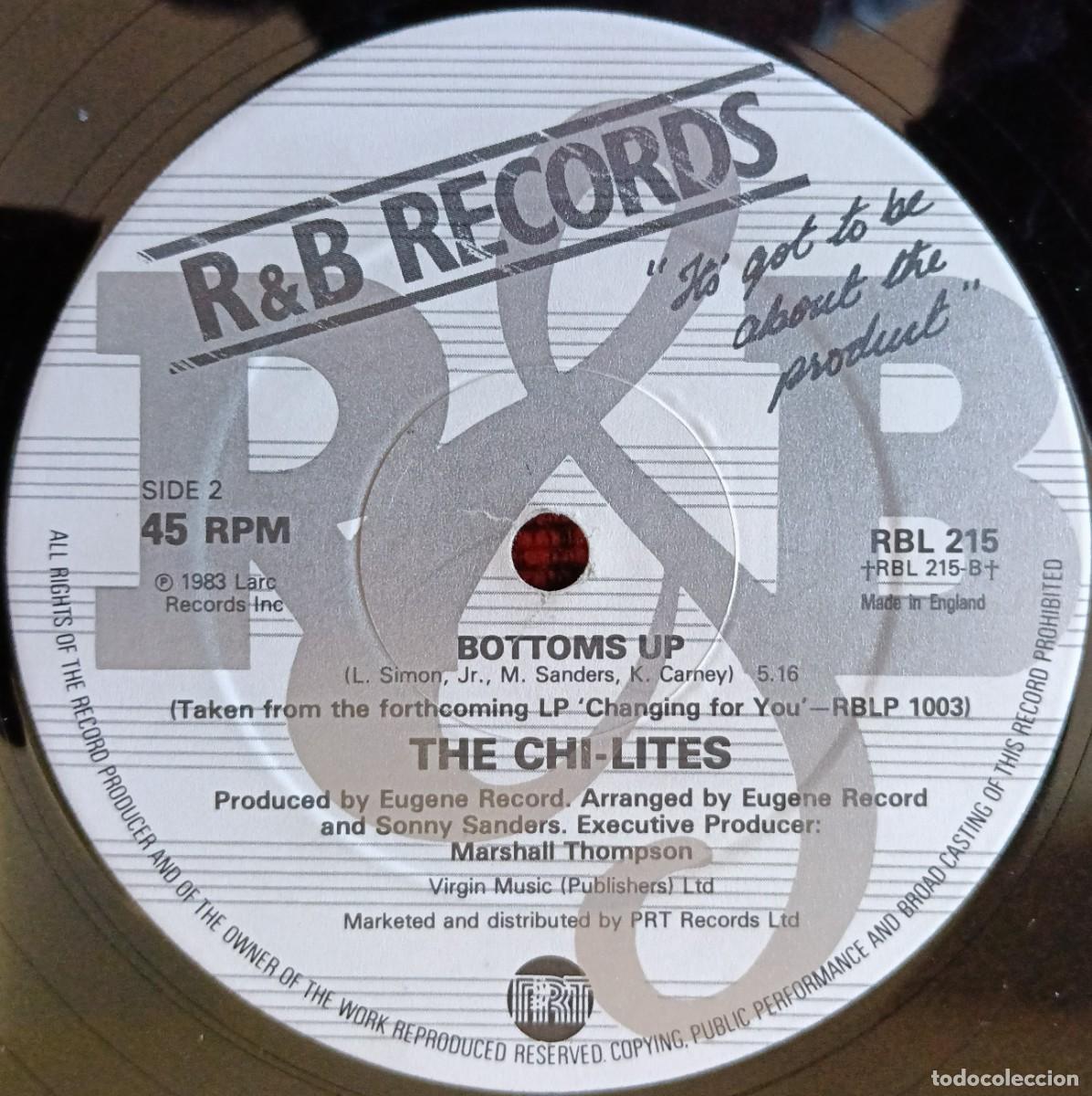 Discos de vinilo: CHI-LITES ** Changing For You ** MAXI SINGLE VINILO 1983 UK - Foto 2