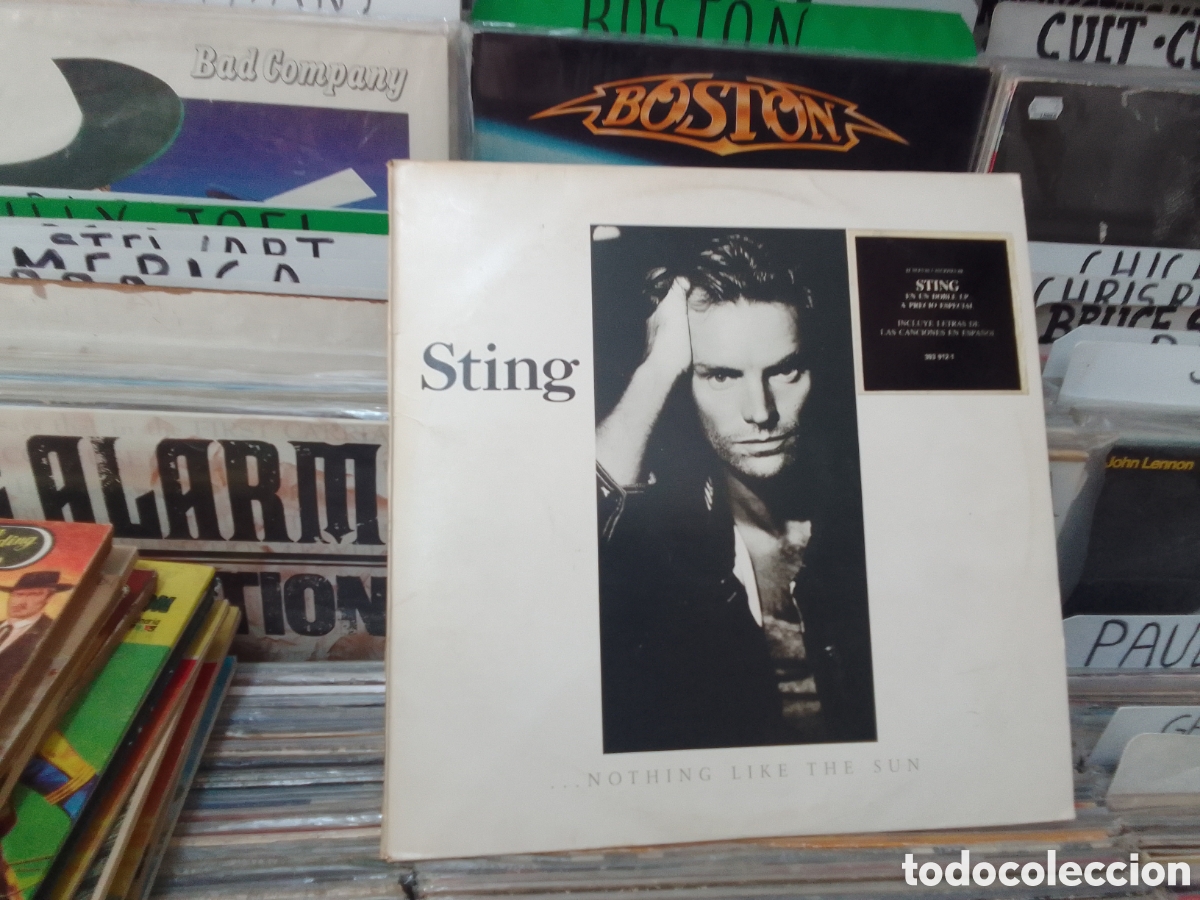 Discos de vinilo: Sting,.... nothing like the sun, 2 lps