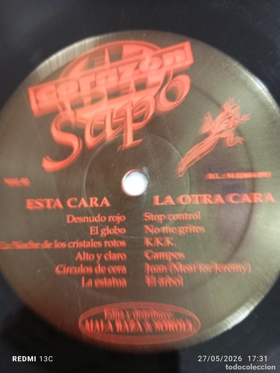 Discos de vinilo: El Coraz&oacute;n Del Sapo &lrm;&ndash; La Imaginaci&oacute;n Contra El Poder - 1&ordf; Edicion 1994 - Foto 3