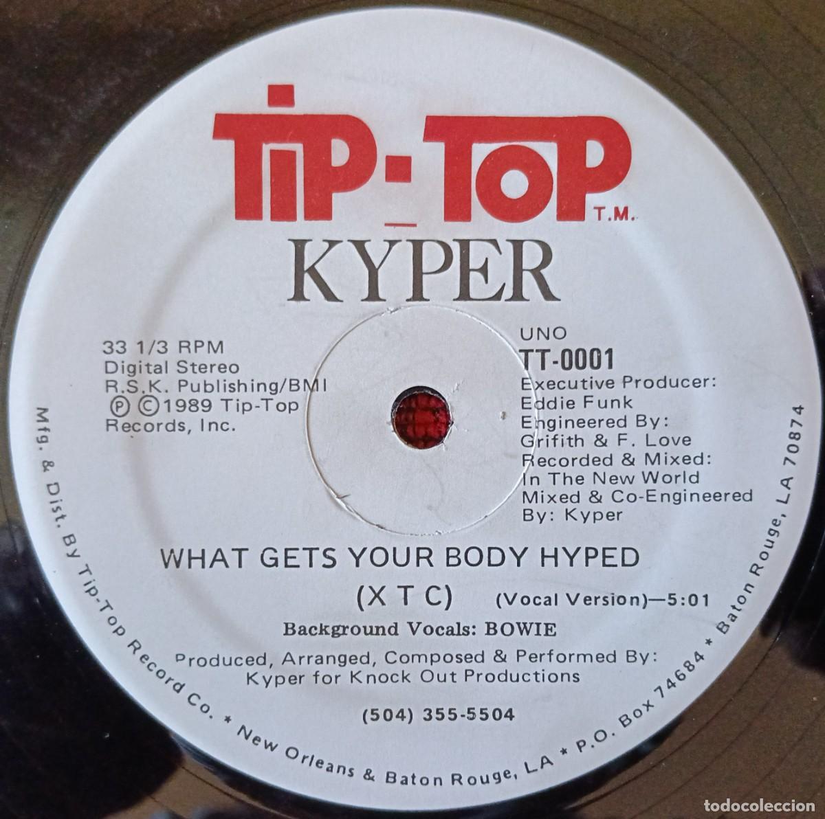 Discos de vinilo: KYPER ** What Gets Your Body Hyped (XTC) ** MAXI SINGLE VINILO 1989 USA