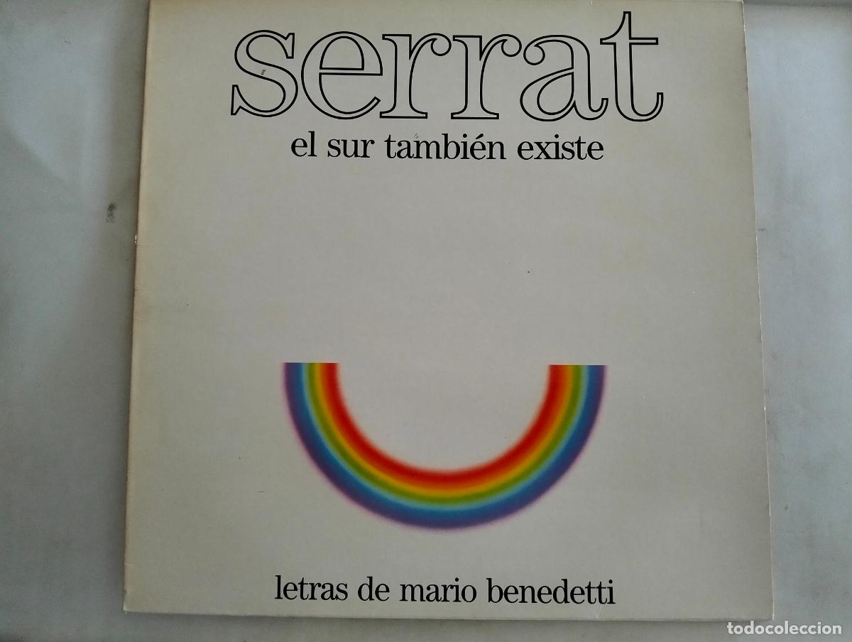 Discos de vinilo: JUAN MANUEL SERRAT, DISCO LP EL SUR TAMBIEN EXISTE , EDITADO ARIOLA, A&Ntilde;O 1985