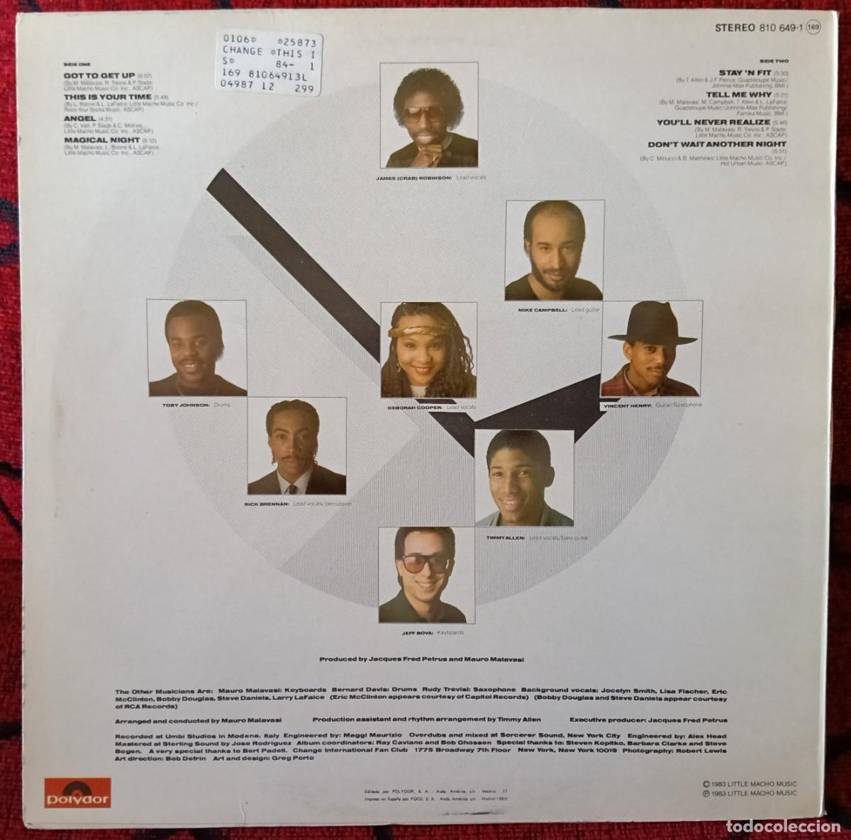 Discos de vinilo: CHANGE ** This Is Your Time ** VINILO LP 1983 - Foto 2