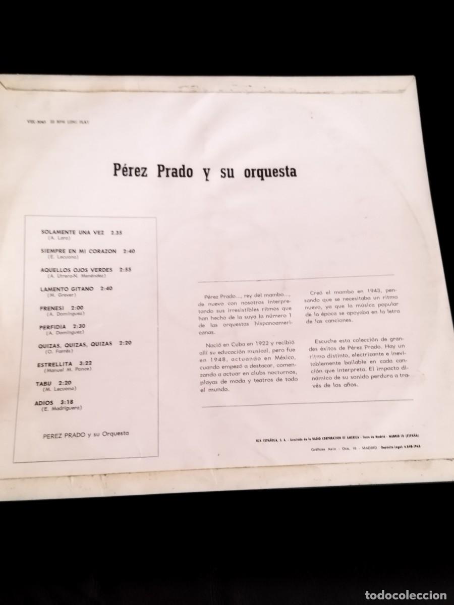 Discos de vinilo: P&eacute;rez prado, P&eacute;rez prado. Vinilo lp. - Foto 3
