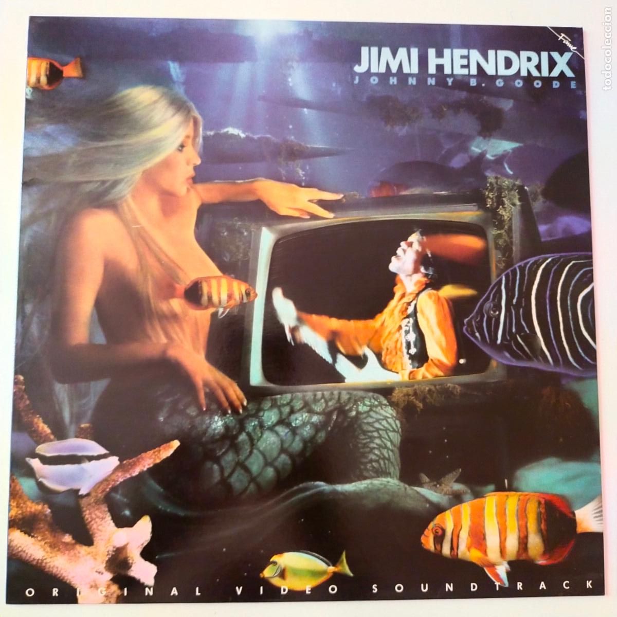 Discos de vinilo: JIMI HENDRIX- JOHNNY B. GOOD- UK LP 1986- DISCO COMO NUEVO.