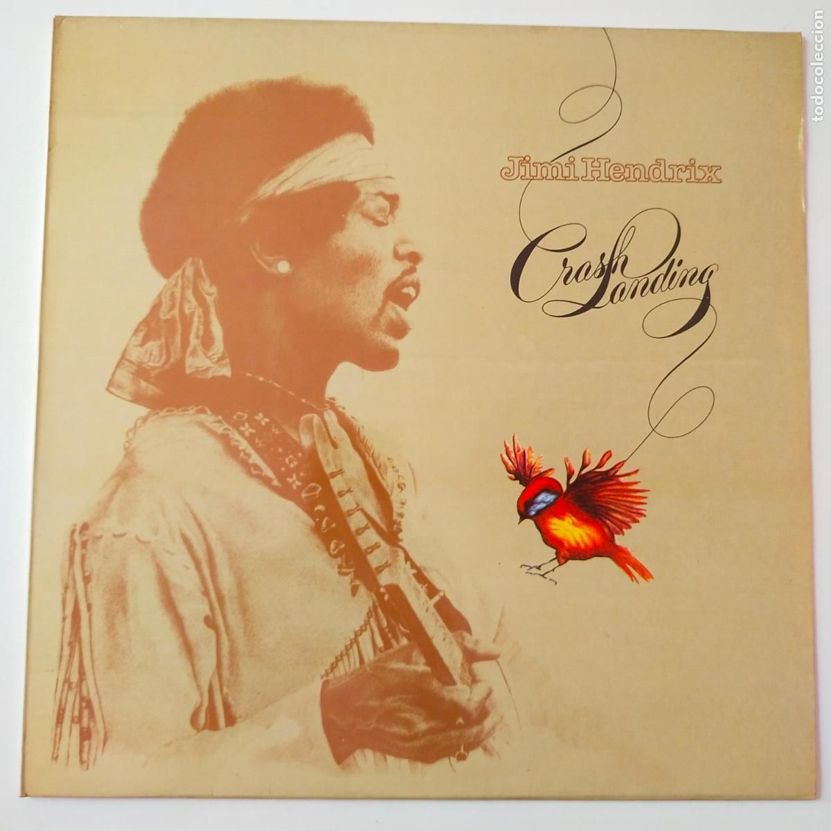 Discos de vinilo: JIMI HENDRIX- CRASH LANDING- LP ESPA&Ntilde;A 1990- DISCO COMO NUEVO.- REF. 1